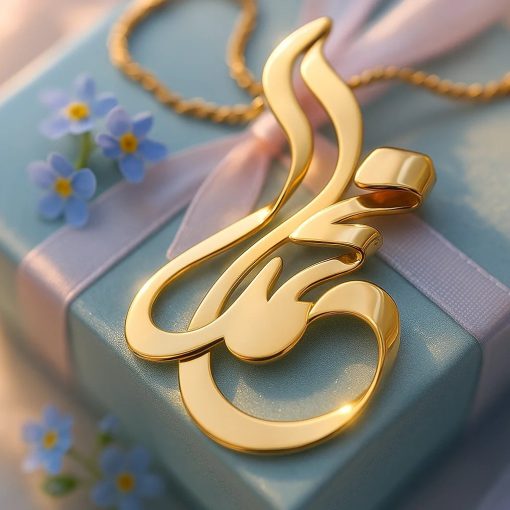 پلاک طلا اسم محمد