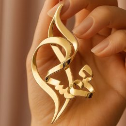 پلاک طلا اسم مهسا