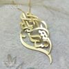 گردنبند اسم ترکیبی اشکان الناز