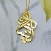 پلاک طلا اسم آیسان AYSAN
